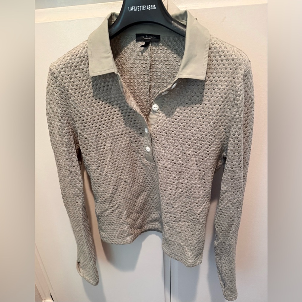 rag & bone olive green Button Down Shirt